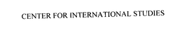CENTER FOR INTERNATIONAL STUDIES trademark