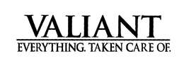 VALIANT EVERYTHING. TAKEN CARE OF. trademark
