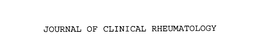 JOURNAL OF CLINICAL RHEUMATOLOGY trademark