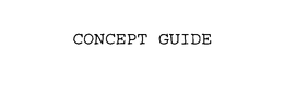 CONCEPT GUIDE trademark