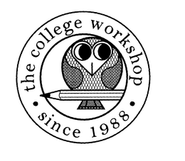 THE COLLEGE WORKSHOP SINCE 1988 trademark