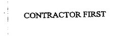 CONTRACTOR FIRST trademark