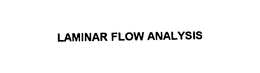 LAMINAR FLOW ANALYSIS trademark