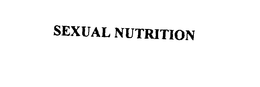 SEXUAL NUTRITION trademark