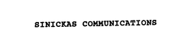 SINICKAS COMMUNICATIONS trademark