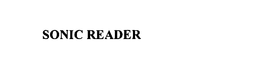 SONIC READER trademark