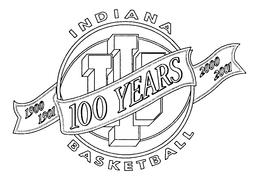 1900 1901 INDIANA BASKETBALL 100 YEARS2000 2001 trademark