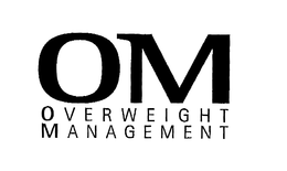 OM OVERWEIGHT MANAGEMENT trademark