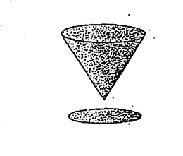 CONE AND DISC DESIGN trademark