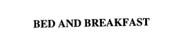 BED AND BREAKFAST trademark