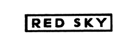 RED SKY trademark