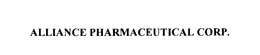 ALLIANCE PHARMACEUTICAL CORP. trademark