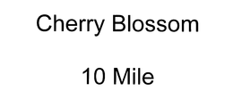 CHERRY BLOSSOM 10 MILE trademark