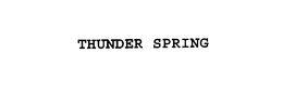 THUNDER SPRING trademark