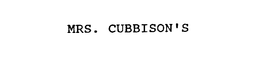 MRS. CUBBISON'S trademark