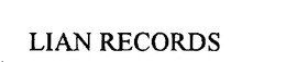 LIAN RECORDS trademark