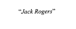 JACK ROGERS trademark