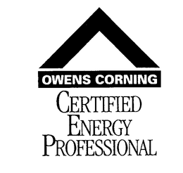 OWENS CORNING CERTIFIED ENERGY PROFESSIONAL trademark