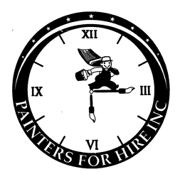 PAINTERS FOR HIRE INC III VI IX XII trademark