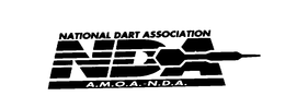 NATIONAL DART ASSOCIATION NDA A.M.O.A. N.D.A. trademark
