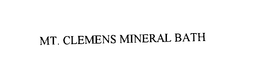 MT. CLEMENS MINERAL BATH trademark