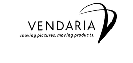 VENDARIA MOVING PICTURES. MOVING PRODUCTS. trademark