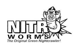 NITRO WORMS THE ORIGINAL GREEN NIGHTCRAWLER! trademark
