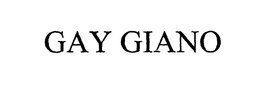 GAY GIANO trademark