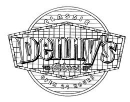 DENNY'S DINER CLASSIC OPEN 24 HOURS trademark