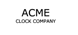 ACME CLOCK COMPANY trademark