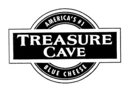 TREASURE CAVE AMERICA'S #1 BLUE CHEESE trademark