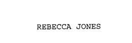 REBECCA JONES trademark