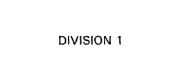 DIVISION 1 trademark