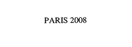 PARIS 2008 trademark