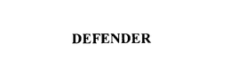DEFENDER trademark