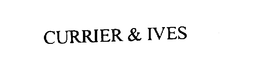 CURRIER & IVES trademark