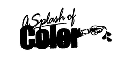 A SPLASH OF COLOR trademark