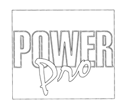 POWER PRO trademark