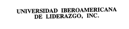 UNIVERSIDAD IBEROAMERICANA DE LIDERAZGO, INC. trademark