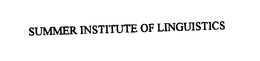 SUMMER INSTITUTE OF LINGUISTICS trademark