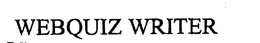 WEBQUIZ WRITER trademark