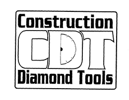 CDT CONSTRUCTION DIAMOND TOOLS trademark