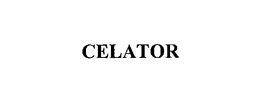 CELATOR trademark