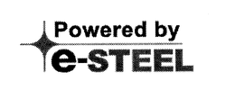 POWERED BY E-STEEL trademark