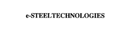 E-STEELTECHNOLOGIES trademark