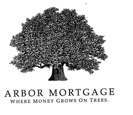 ARBOR MORTGAGE WHERE MONEY GROWS ON TREES trademark
