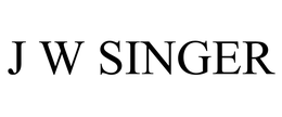 J W SINGER trademark