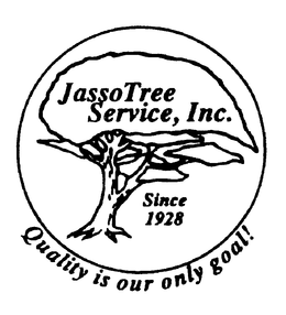 JASSO TREE SERVICE, INC. SINCE 1928 QUALITY IS OUR ONLY GOAL! trademark