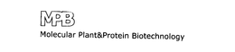 MPB MOLECULAR PLANT & PROTEIN BIOTECHNOLOGY trademark
