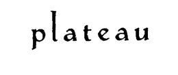 PLATEAU trademark